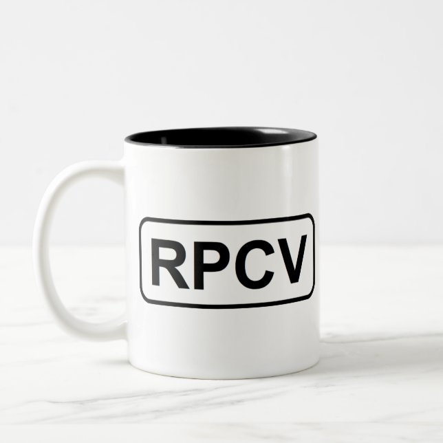 RPCV ZWEIFARBIGE TASSE (Links)