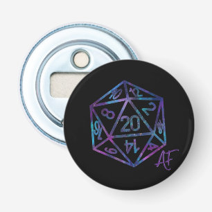 RPG Crit AF Nebula Fantasy Tabletop Gamer Dice Flaschenöffner