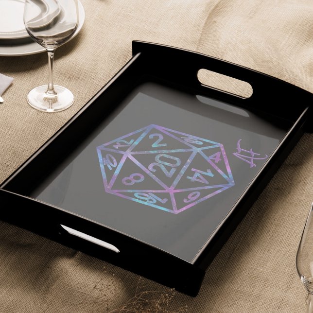 RPG Crit AF | Nebula Fantasy Tabletop Gamer Dice Seidenpapier (Von Creator hochgeladen)