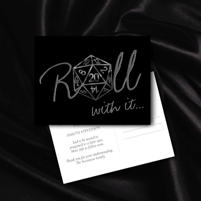 RPG Dice | Änderung des Datums für den Wechsel des Postkarte (Von Creator hochgeladen)