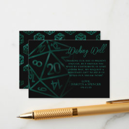 RPG Dice | Emerald Tabletop Gamer wünscht sich ein Begleitkarte