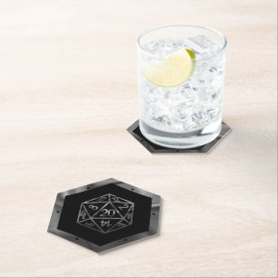 RPG Dice   Fantasy Old School Tabletop Retro Gamer Untersetzer