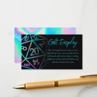 RPG Dice | Holo Fantasy Tabletop Geschenke auf Dis