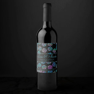 RPG Dice   Holo Fantasy Tabletop PnP Gamer Custom Weinetikett