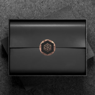 RPG Dice Kupfer Fantasy Retro Tabletop PnP Gamer Runder Aufkleber