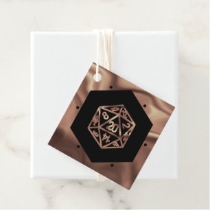 RPG Dice Kupfer Fantasy Tabletop Gamer Custom Geschenkanhänger