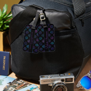 RPG Dice   Nebula Fantasy Tabletop Gamer Custom Gepäckanhänger