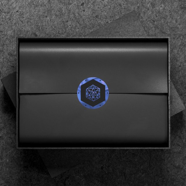 RPG Dice | Nebula Fantasy Tabletop Gamer Custom Runder Aufkleber (Von Creator hochgeladen)