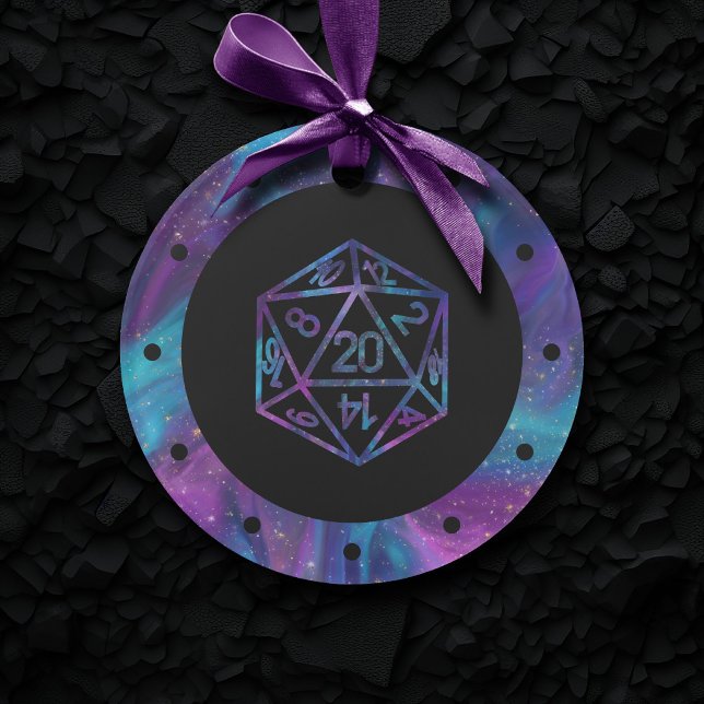 RPG Dice | Nebula Old School Tabletop Role Player Ornament (Von Creator hochgeladen)