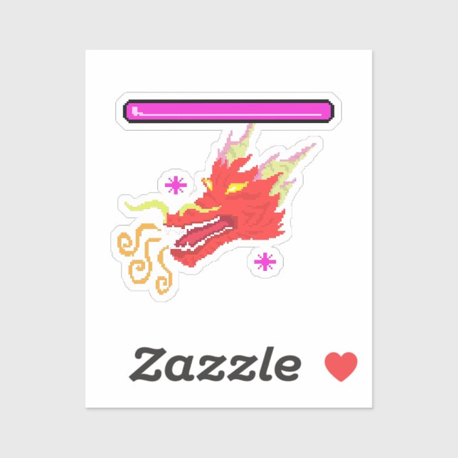 RPG Dragon Aufkleber (Blatt)