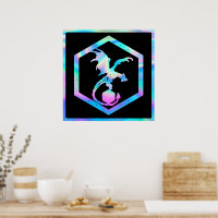 RPG Dragon | Holo Fantasy Tabletop PnP Gamer Dice