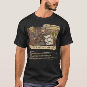 RPG-Familie - Ehemann der Klasse NA mit STATISTIKE T-Shirt