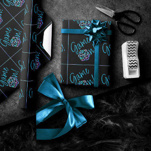 RPG-Game   Holo Fantasy Tabletop Retro Gamer Geschenkpapier