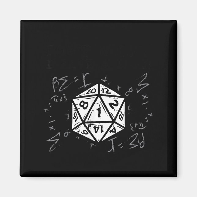 Rpg Gamer Dont Worry I Have Plan Funny Men Boys Ki Magnet (Vorne)