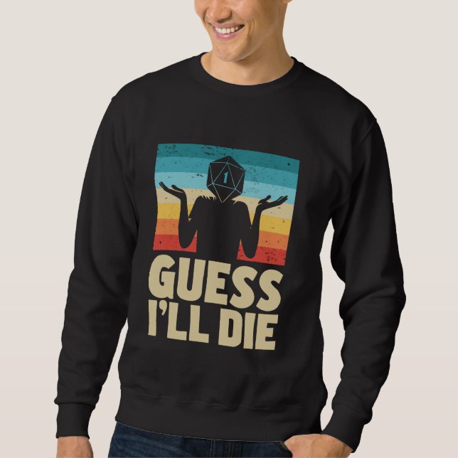 Rpg Gamer Gaming Tabletop Sweatshirt (Vorderseite)