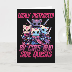 Rpg-Gamer-Katzen-Nebenquest-Abgelenkte-Nerd-Tablet Karte