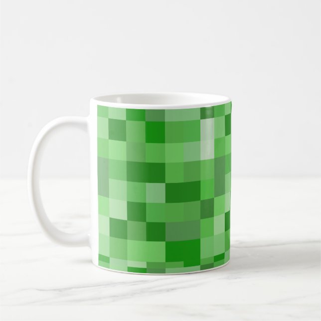 RPG-Gamer-Pixelmuster Kaffeetasse (Links)
