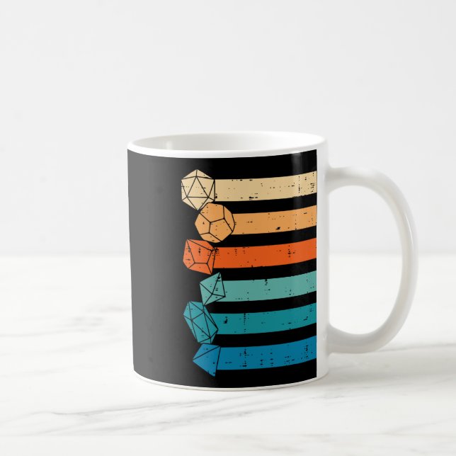 Rpg Gamer Retro Role Playing Game Men Boys  Kaffeetasse (Rechts)