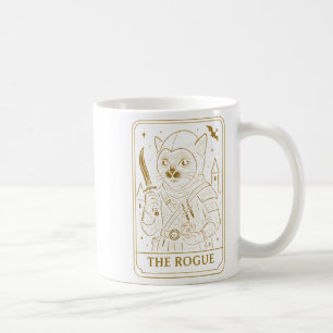 Rpg Gamer Rogue D20 Dice Nerdy Geek Cat Men Women Kaffeetasse