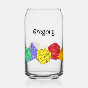 RPG Gaming Dice, Board, Fantasy Games Personalisie Dosenglas