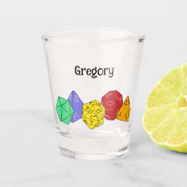 RPG Gaming Dice, Board, Fantasy Games Personalisie Schnapsglas