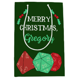 RPG Gaming Dice, Board, Fantasy Games Weihnachten Mittlere Geschenktüte