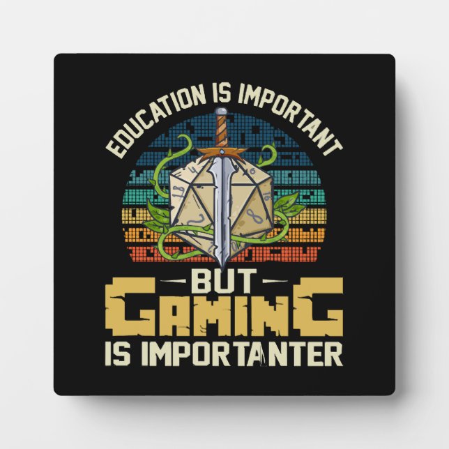 rpg Gaming ist wichtig Fotoplatte (Vorderseite)
