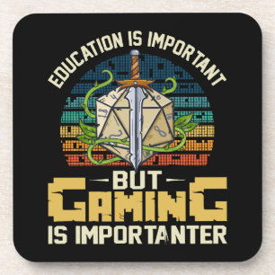 rpg Gaming ist wichtig Getränkeuntersetzer