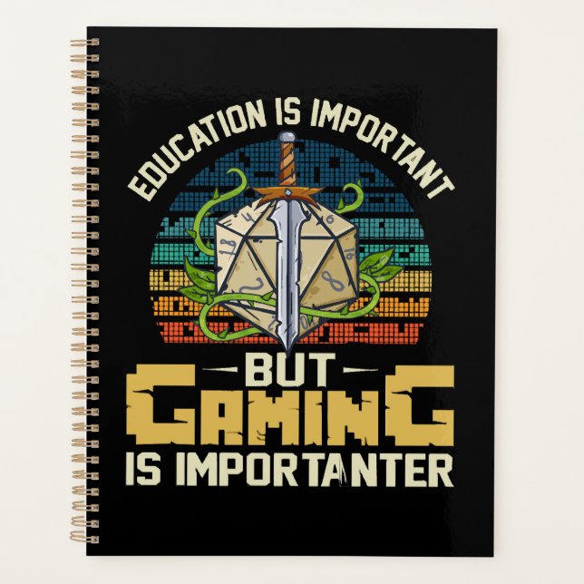 rpg Gaming ist wichtig Planer (Vorderseite)