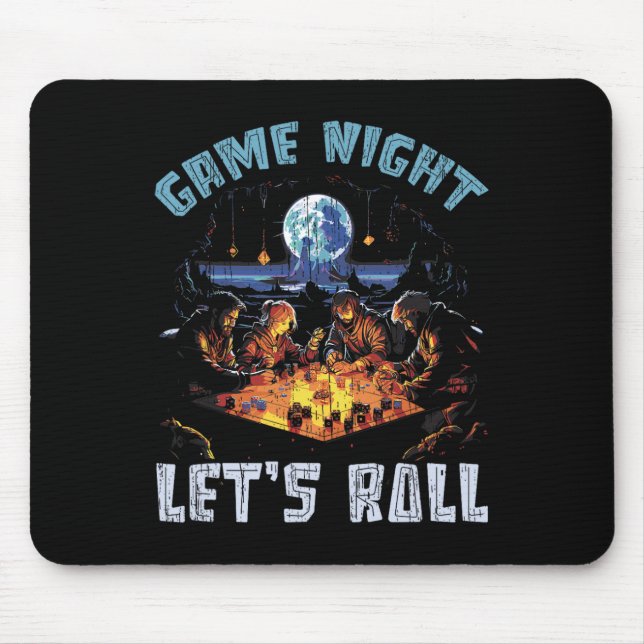 Rpg Gaming Role Playing D20 Tabletop Games Funny R Mousepad (Vorne)