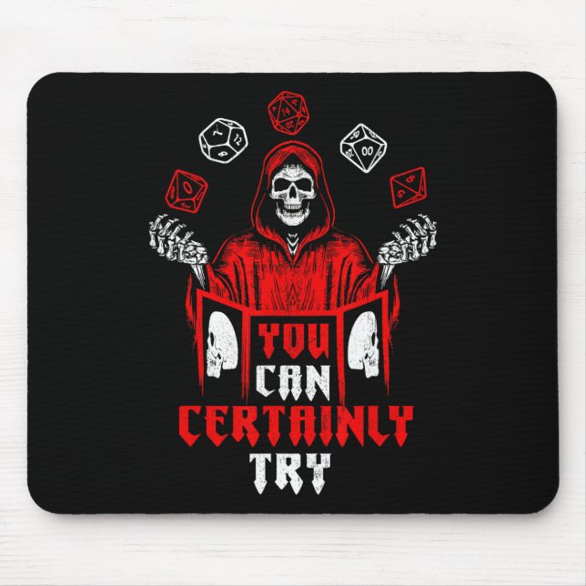 Rpg-Gaming-Skelett, das du sicherlich ausprobieren Mousepad (Vorne)