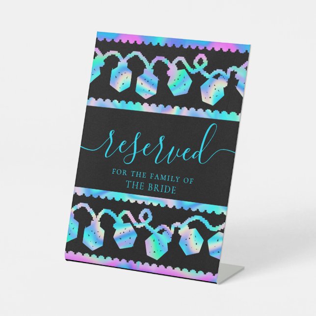 RPG-Leuchten | Holo Fantasy Tabletop Gamer vorbeha Sockelschild (Vorderseite)