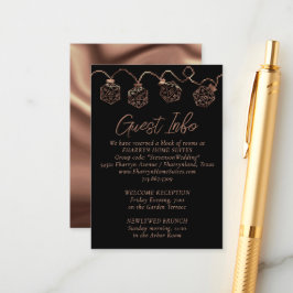 RPG-Leuchten | Kupfer Fantasy Tabletop Gamer Detai Begleitkarte