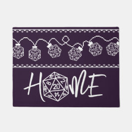 RPG-Leuchten Lila | Fantasy Tabletop Gamer Dice Fußmatte