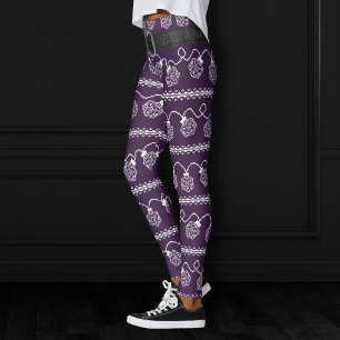RPG-Leuchten Lila   Fantasy Tabletop Gamer Dice Leggings