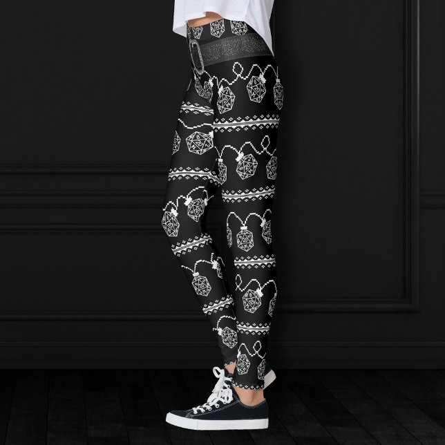 RPG Lights Classic | Fantasy Tabletop Gamer Dice Leggings (Von Creator hochgeladen)