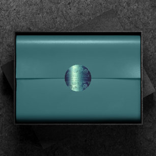RPG Luxe   Aquamarin Fantasy Tabletop Gamer Custom Runder Aufkleber