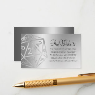 RPG Luxe   Fantasy Tabletop Gamer Event Website Begleitkarte