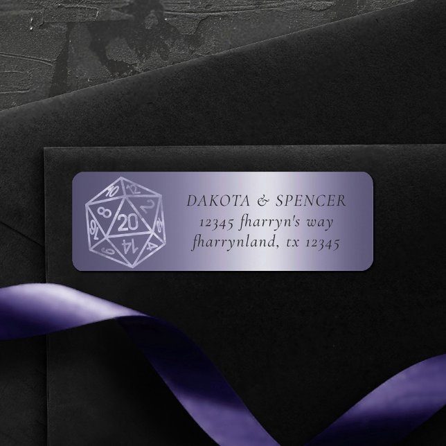 RPG Luxe | Lila Fantasy Tabletop Gameadresse (Von Creator hochgeladen)