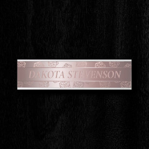 RPG Luxe   Mauve Fantasy Tabletop Gamer Branding Türschild