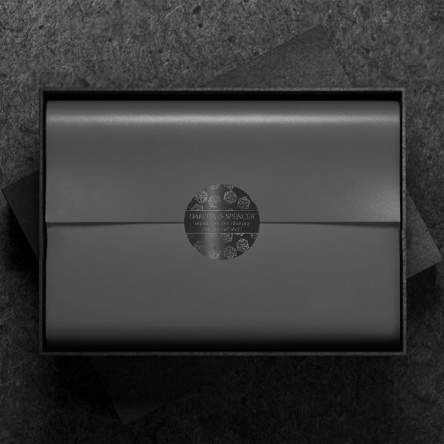 RPG Luxe | Onyx Fantasy Tabletop Gamer Dice Custom Runder Aufkleber (Von Creator hochgeladen)