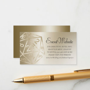 RPG Luxe   Website von Gold Fantasy Tabletop Gamer Begleitkarte