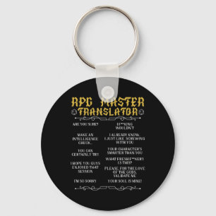 Rpg Master Übersetzer D20 Tabletop Spiele Lustiger Schlüsselanhänger