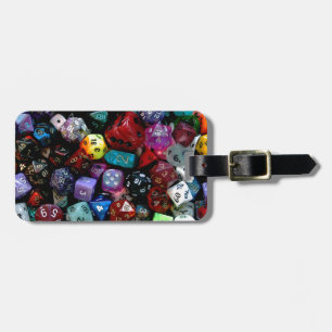 RPG Multi-versah Würfel mit Seiten Gepäckanhänger