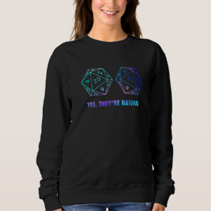 Rpg Shirt Yes Theyre Natural D20 Dice