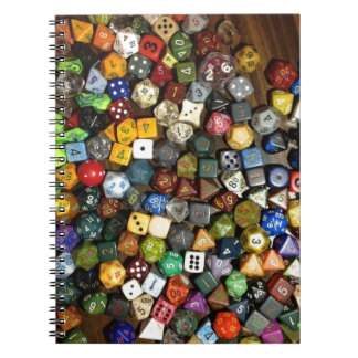 RPG-Spielwürfel Notizblock