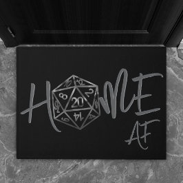 RPG Zuhause AF | Fantasy Tabletop Retro Gamer Dice Fußmatte