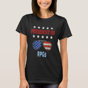 Rpgs Accessories Usa Flag Rpgs Sprichwort T-Shirt