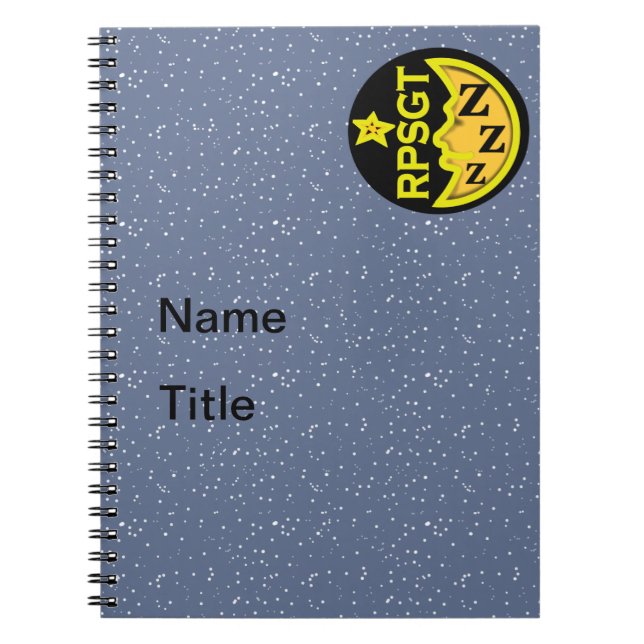 RPSGT SCHLAF POLYSOMNOGRAPHY durch Slipperywindow Notizblock (Vorderseite)