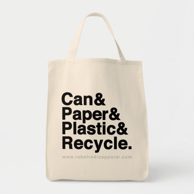 RRA recyceln Tasche (Vorne)